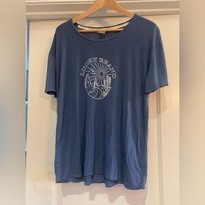 ⭐️Lucky Brand Indigo Graphic Tee